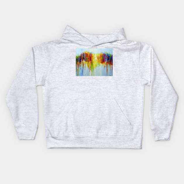 Thoughts Kids Hoodie by OLHADARCHUKART